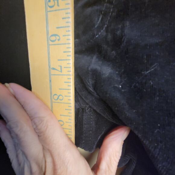 chaps Black Corduroy Pants Womens 4 Cords Straight Leg Favorite Fit - Picture 3 of 9